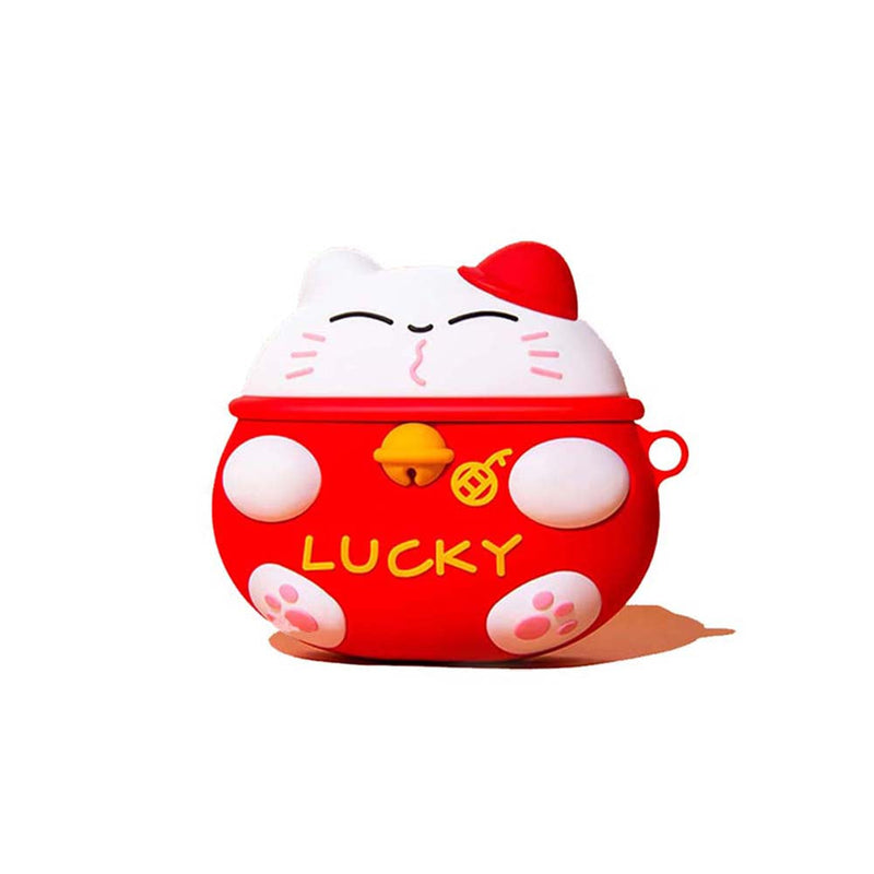 Cartoon Creative Lucky Cat Apple Airpod Case