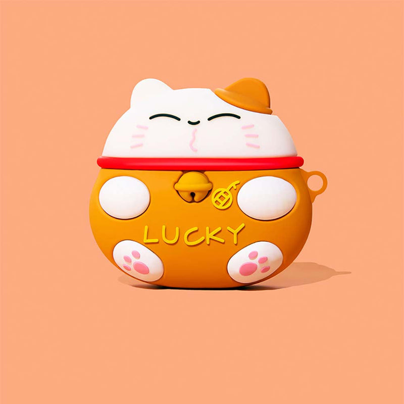 Cartoon Creative Lucky Cat Apple Airpod Case