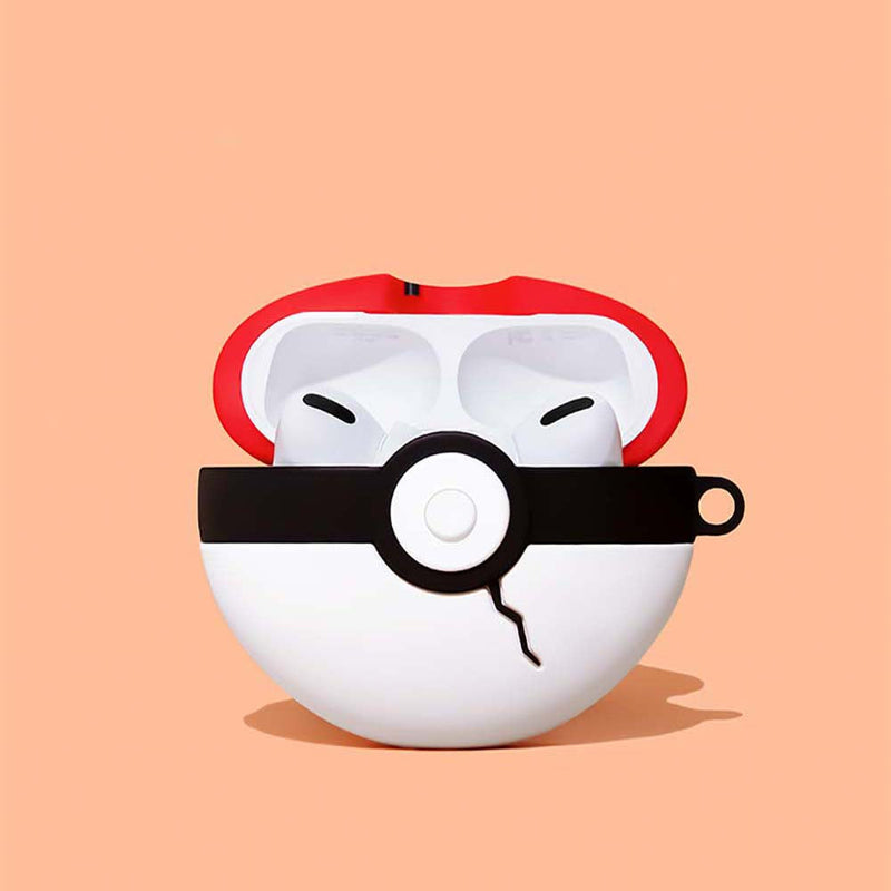 Cartoon Creative Pokemon Poke Ball Apple Airpods Case