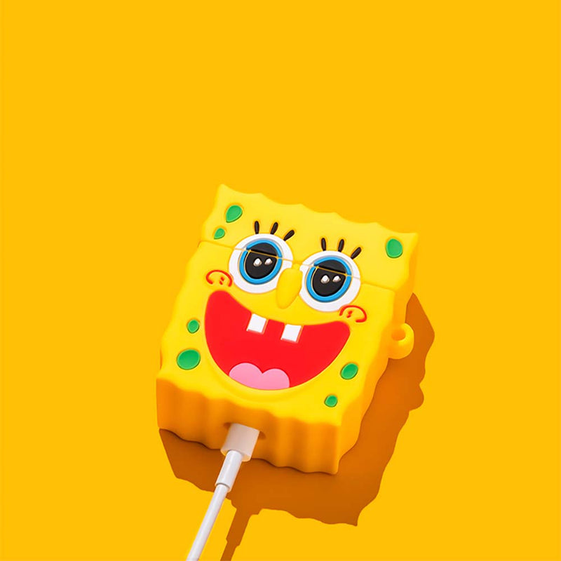 Cartoon Creative SpongeBob SquarePants Happy Sponge Baby Apple Airpod Case