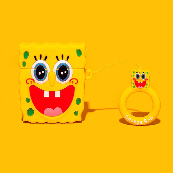 Cartoon Creative SpongeBob SquarePants Happy Sponge Baby Apple Airpod Case