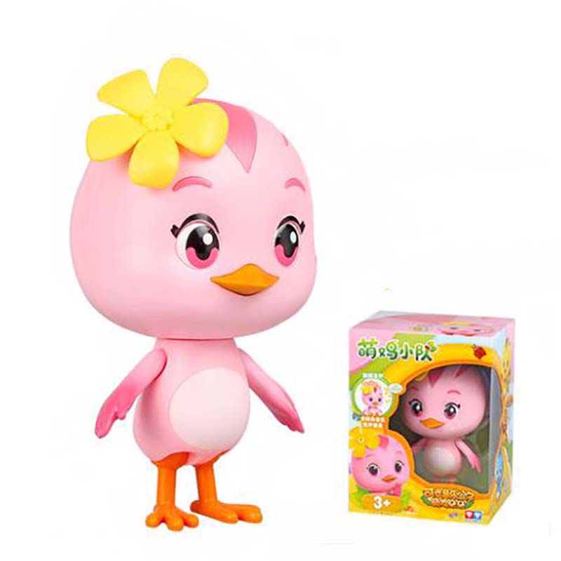 Cartoon Katuri Mini Action Figure Pet Chicken Team Movable Music Toys