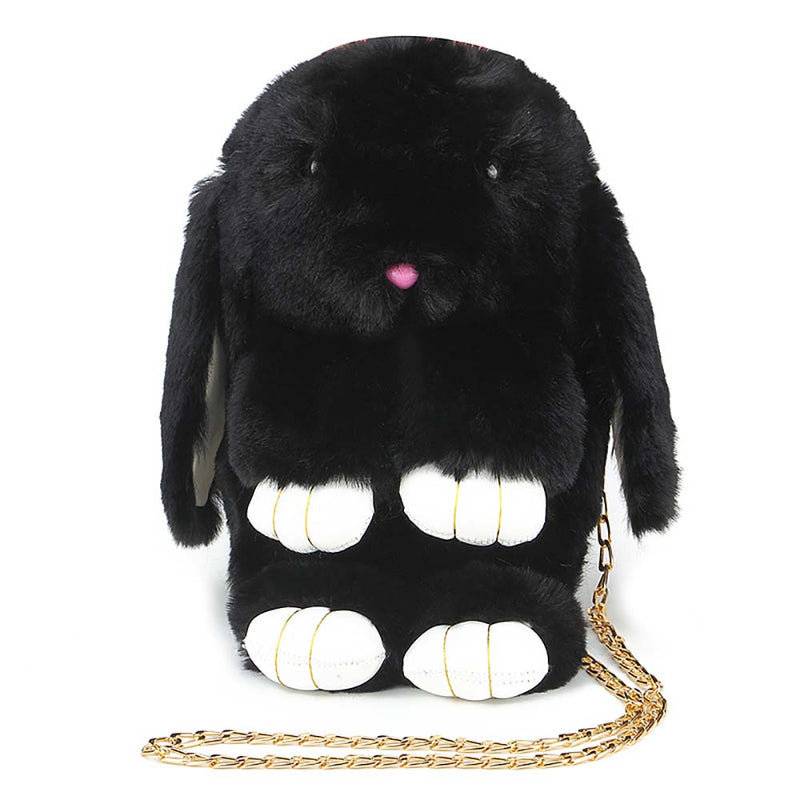 Cartoon Lovely Rabbit Women's Go Out Plush Shoulder Bag