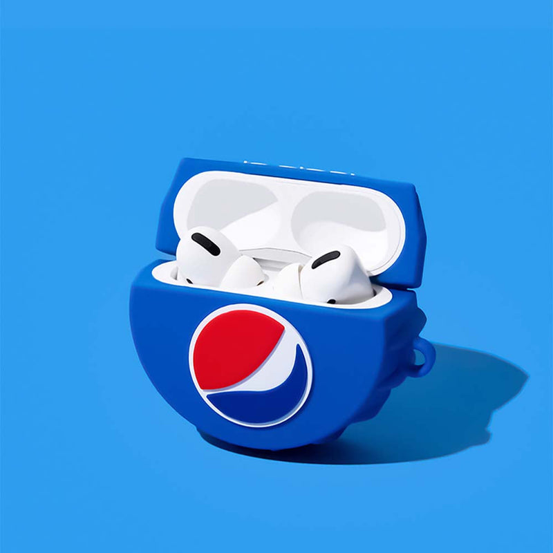 Cartoon Pepsi Soda Cover Apple Airpods Case Fun Gift