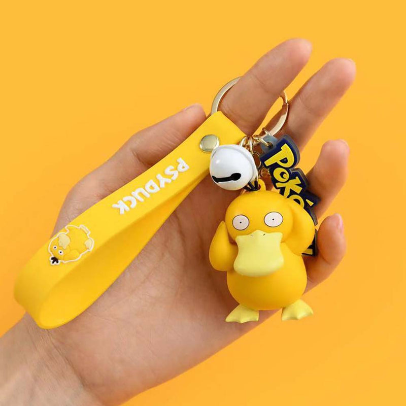 Cartoon Pokemon Mini Model Fashion Keychain Kid Gift Pendant Decoration