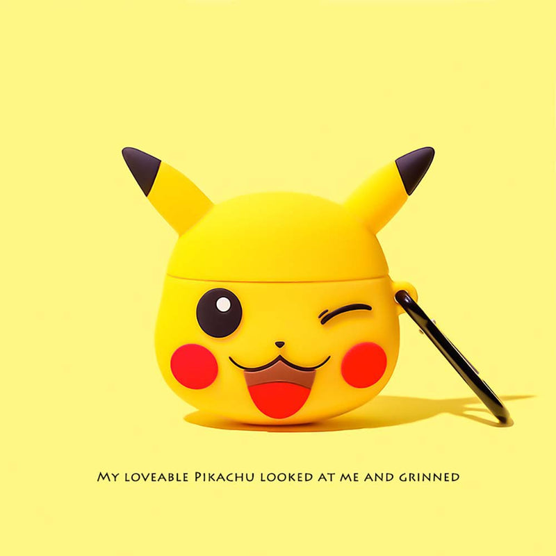 Cartoon Pokemon Pikachu Apple Airpods Case Fun Gift