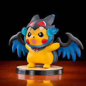 Cartoon Pokemon Pikachu Cos Charizard Action Figure Funny Toy 11cm