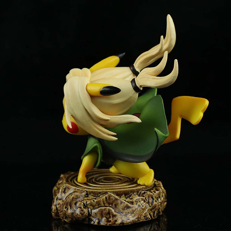 Cartoon Pokemon Pikachu Cos Naruto Tsunade Action Figure Funny Toy 11cm