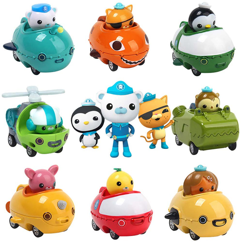 Cartoon The Octonauts Submarine Cars Model Suit Kid Toy