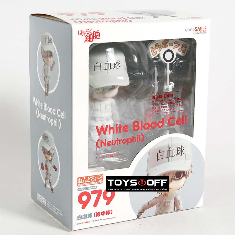 Cells At Work 979 White Blood Cell Action Figure Toy 10cm