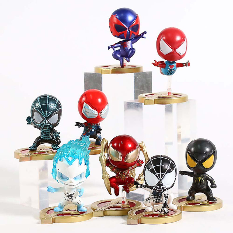 Cosbaby Iron Spirit Spider Man Action Figure Mini Model Toy