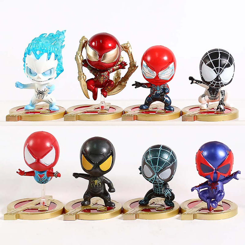 Cosbaby Iron Spirit Spider Man Action Figure Mini Model Toy