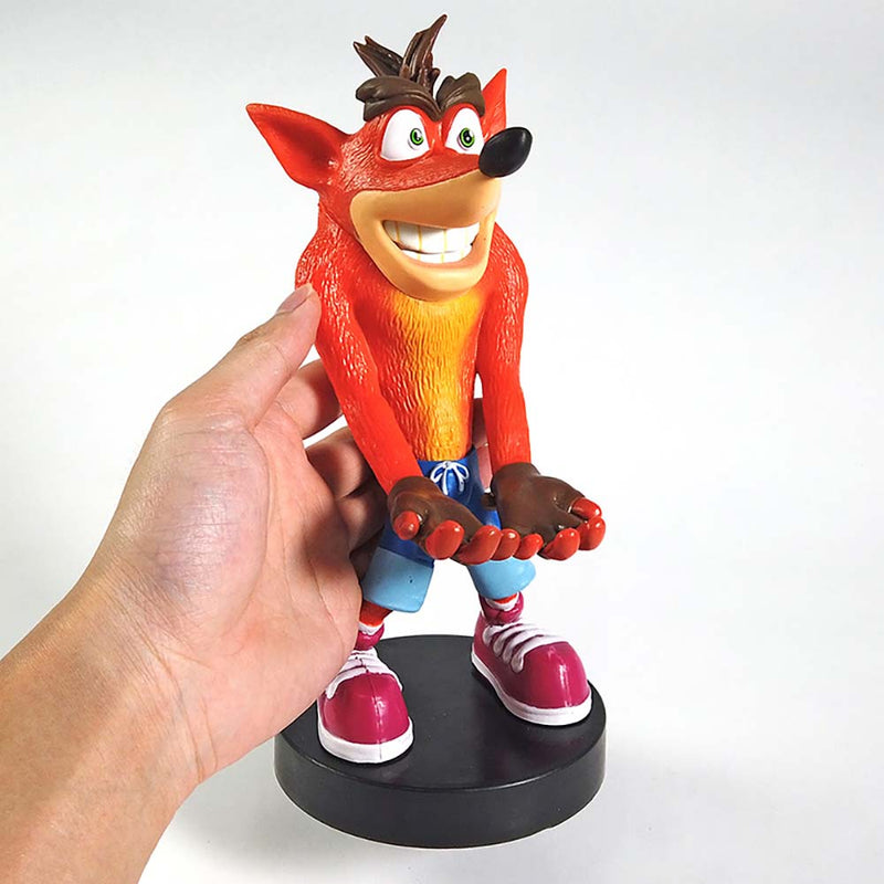 Crash Bandicoot Action Figure Model Phone & Controller Holder 20cm