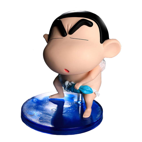 Crayon Shin Chan Taking Bath Ver Action Figure Funny Toy 9cm