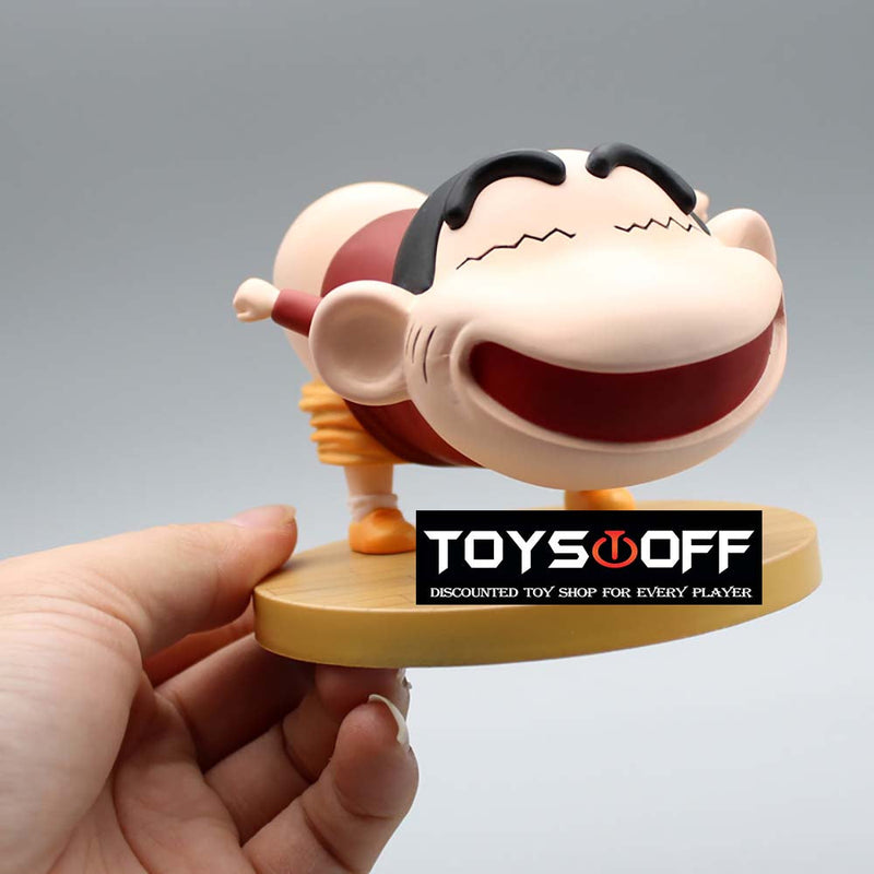 Crayon Shin Chan Threw PP Ver Action Figure Funny Toy 8cm