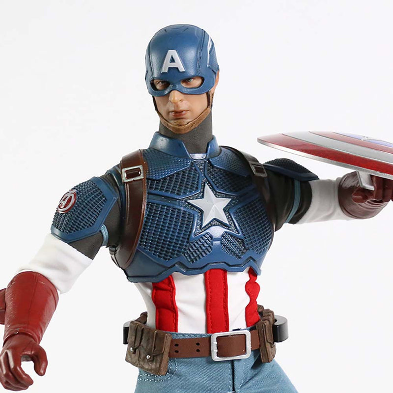 Crazy Toys Captain America Steve Rogers Action Figure Toy 30cm