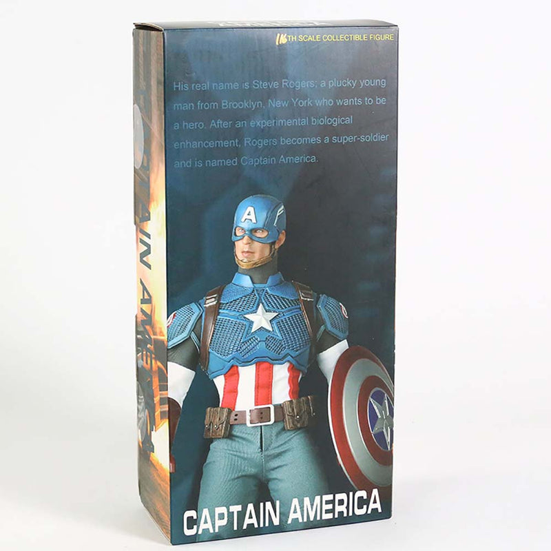 Crazy Toys Captain America Steve Rogers Action Figure Toy 30cm