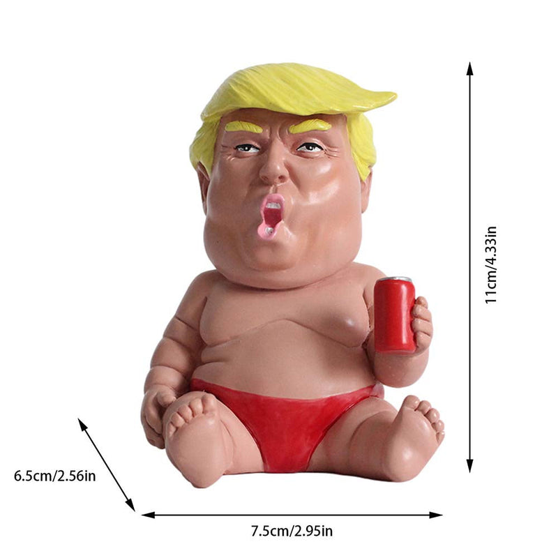 Cute Donald Trump Action Figure Collectible Home Decoration Model Toy