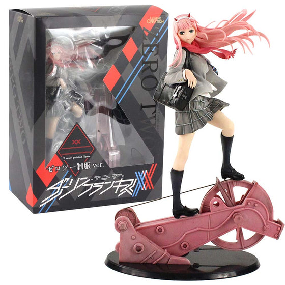 DARLING In The FRANXX 02 Zero Two School Uniform Ver Action Figure 28.5cm