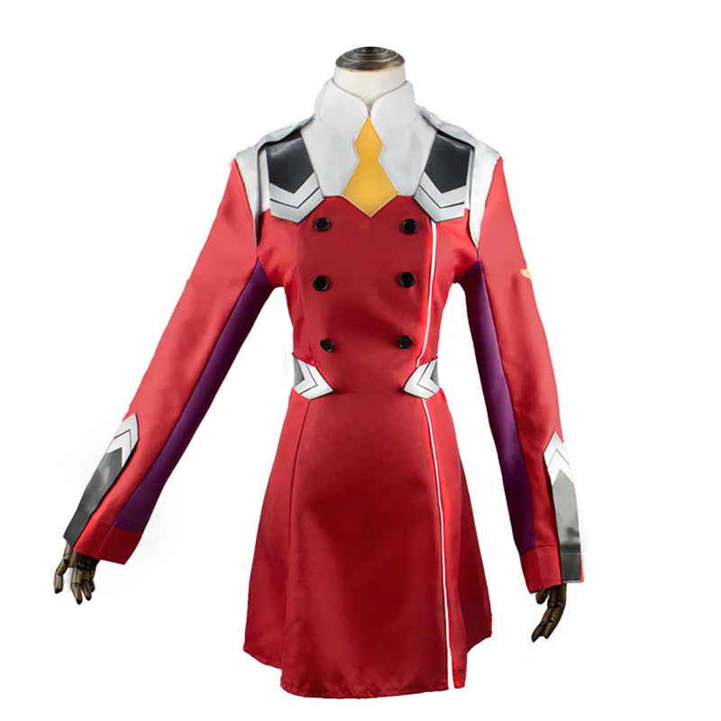 DARLING in the FRANXX 02 ZERO TWO Cosplay Uniform With Headwear