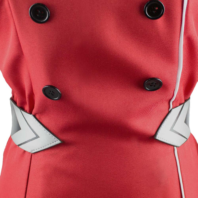 DARLING in the FRANXX 02 ZERO TWO Cosplay Uniform With Headwear