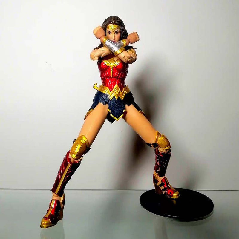 Deluxe Wonder Woman Action Figure Collection Model Toy 17cm