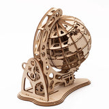 DIY 3D Globe Wooden Mechanical Transmission Model Assembled Educational Toy - Toysoff.com