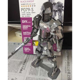 Warrior'S Gate Black Knight 3D Model Metal Puzzle DIY Assembled Toy - Toysoff.com