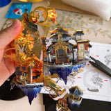 DIY Chinese Wind Ancient Myth Moon Palace 3D Art Model Metal Puzzle - Toysoff.com