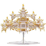 DIY Chinese Wind Ancient Myth Moon Palace 3D Architectural Model Metal Puzzle - Toysoff.com