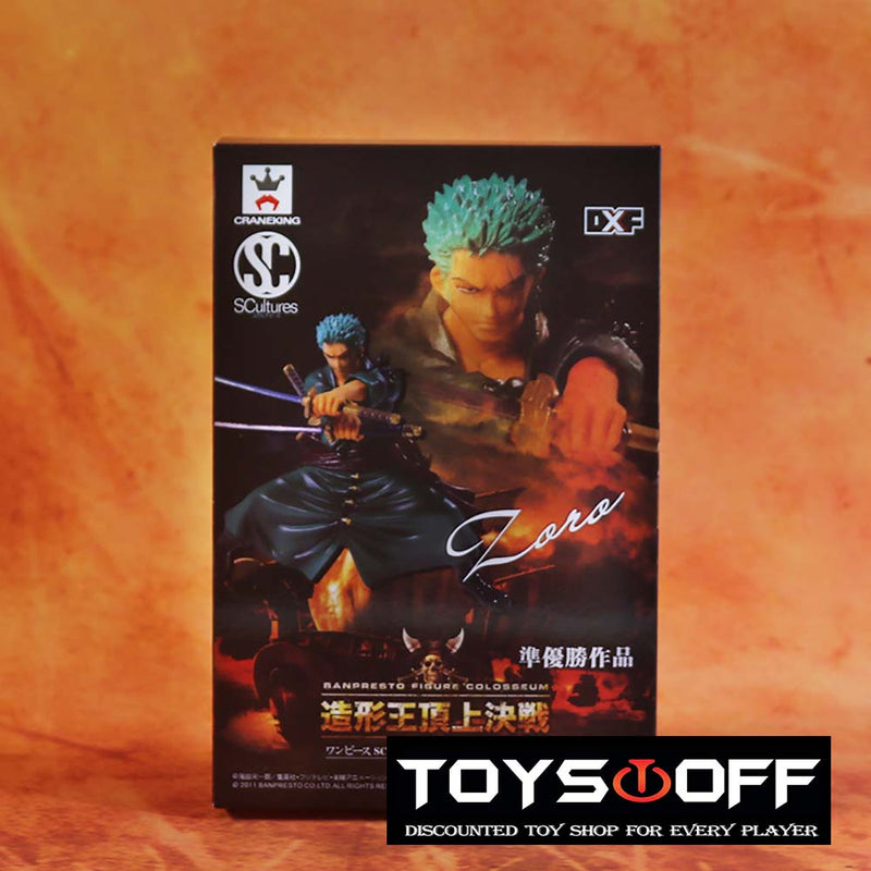 DXF One Piece Roronoa Zoro Action Figure Model Toy 14cm