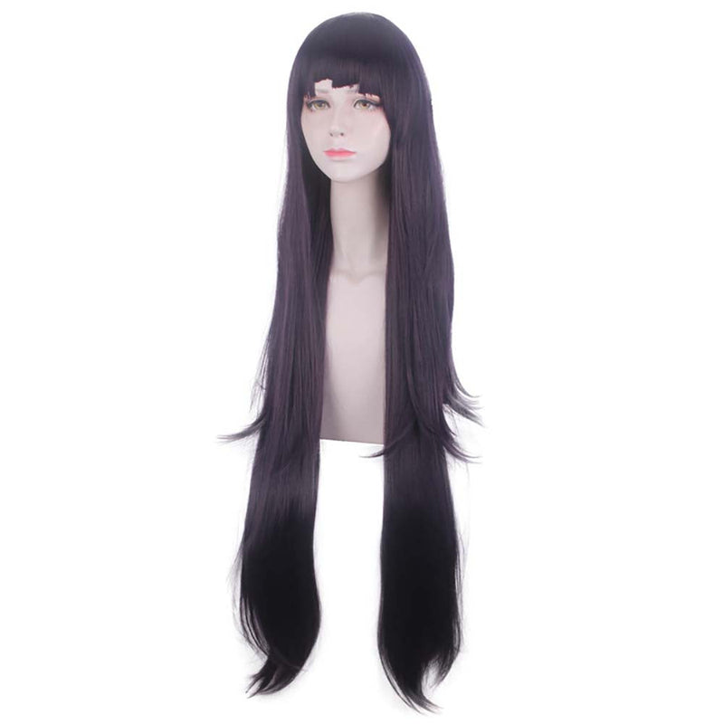 Danganronpa Mikan Tsumiki Cosplay Wig Halloween Party Black Long Hair