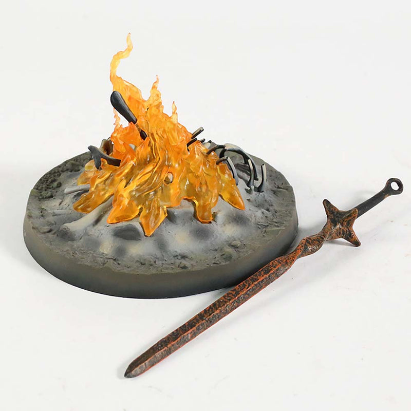 Dark Souls 3 Bonfire Action Figure Toy with LED Light 23cm