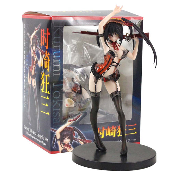 Date A Live Kurumi Tokisaki Action Figure Sexy Girl Toy 23cm