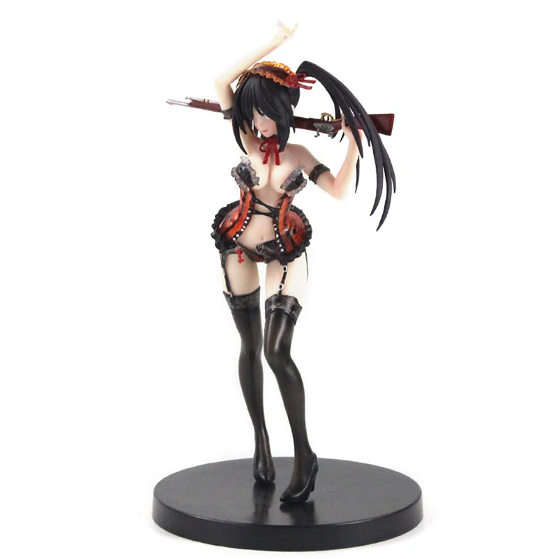 Date A Live Kurumi Tokisaki Action Figure Sexy Girl Toy 23cm