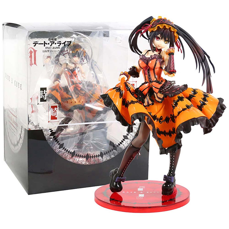 Date A Live Tokisaki Kurumi Action Figure Collectible Model Toy 23cm