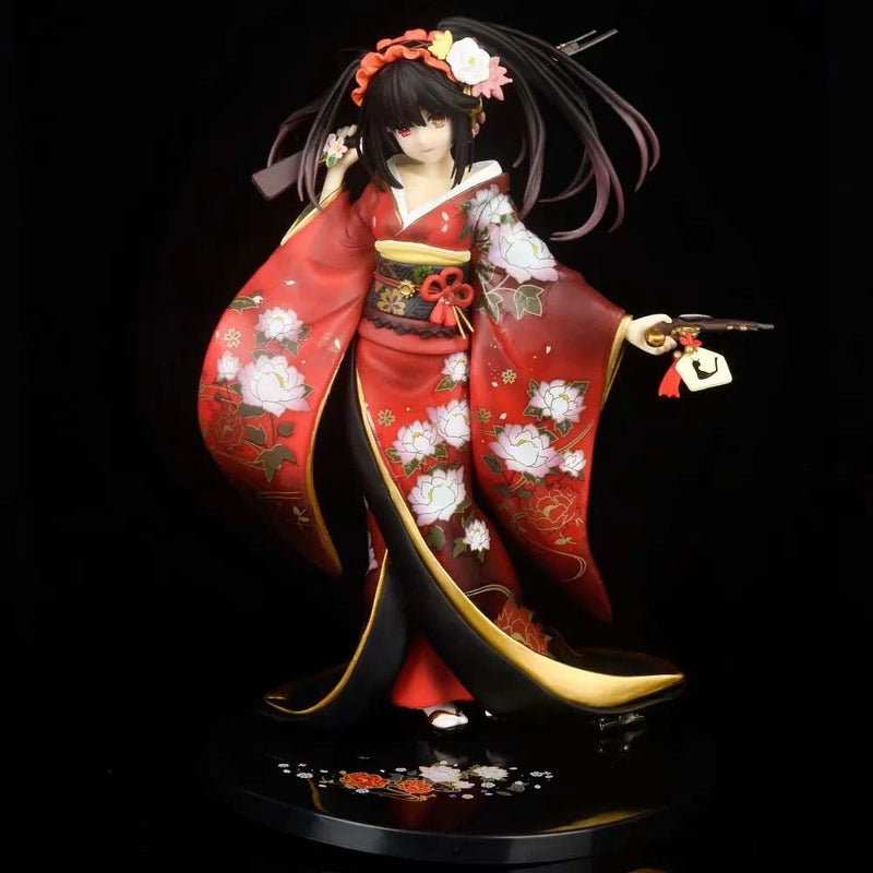 Date A Live Tokisaki Kurumi Kimono Ver Action Figure Toy 23cm