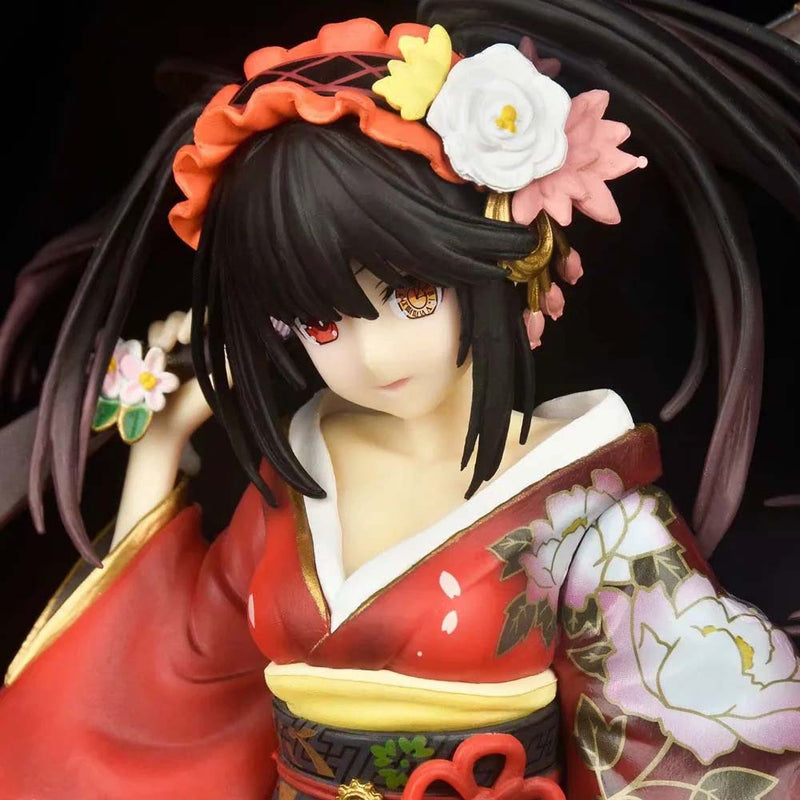 Date A Live Tokisaki Kurumi Kimono Ver Action Figure Toy 23cm