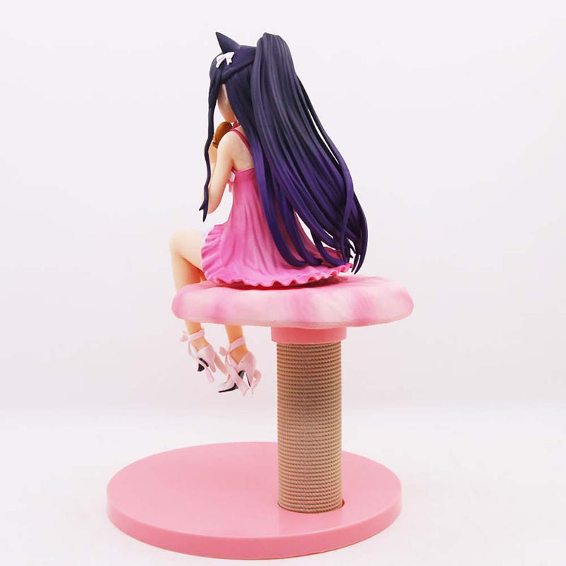 Date A Live Yatogami Tohka Action Figure Cat Ear Girl Toy 18.5cm