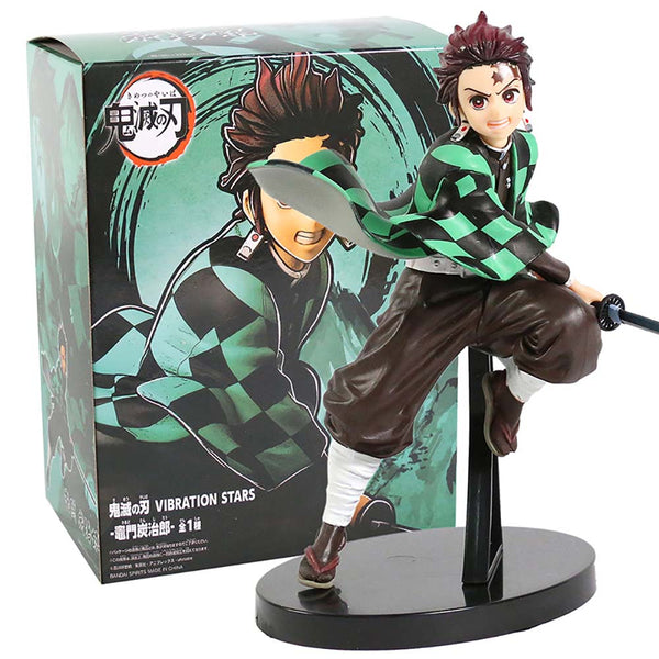 Demon Slaye Kamado Tanjirou Combat Ver Action Figure Model Toy 15cm