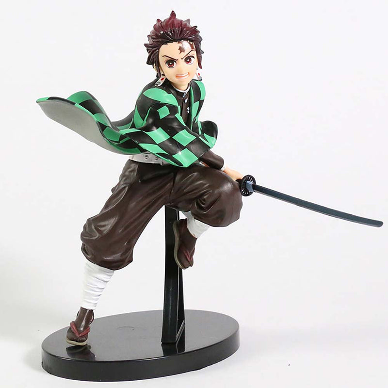 Demon Slaye Kamado Tanjirou Combat Ver Action Figure Model Toy 15cm