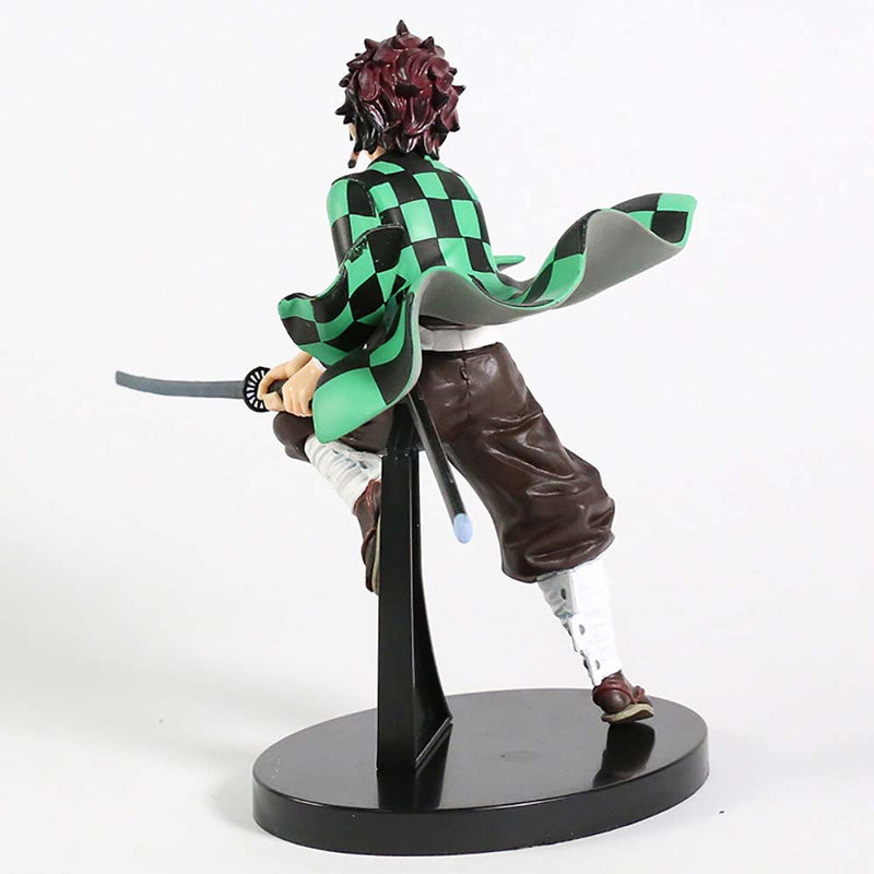 Demon Slaye Kamado Tanjirou Combat Ver Action Figure Model Toy 15cm