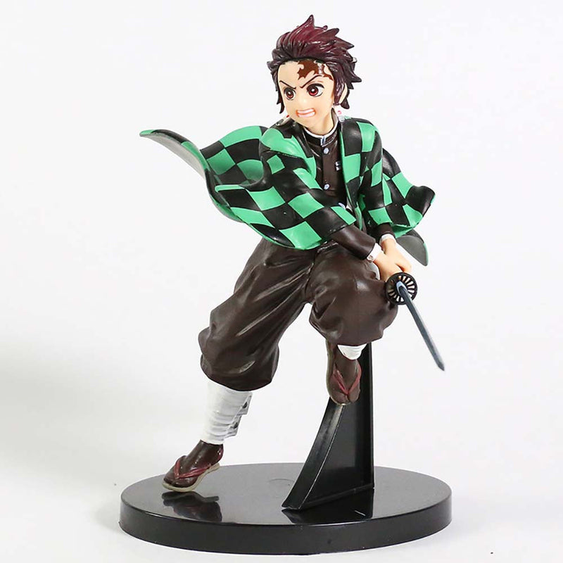 Demon Slaye Kamado Tanjirou Combat Ver Action Figure Model Toy 15cm