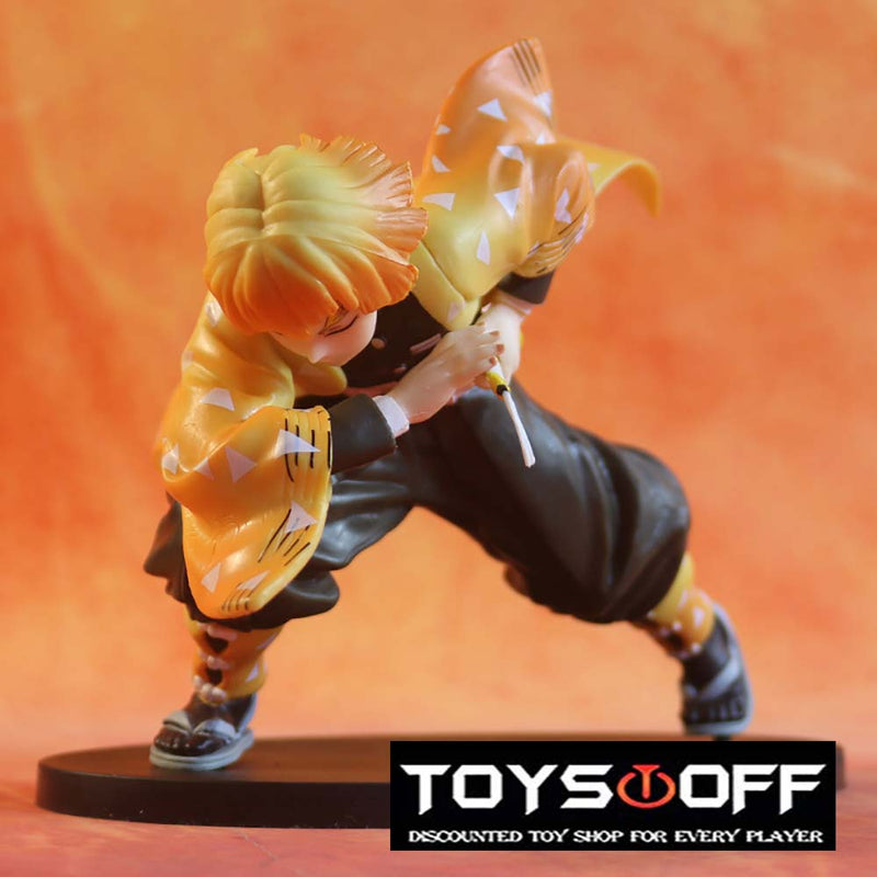 Demon Slayer Agatsuma Zenitsu Action Figure Model Toy 15cm