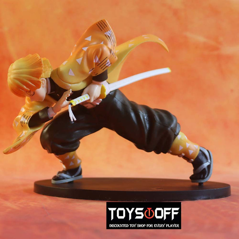 Demon Slayer Agatsuma Zenitsu Action Figure Model Toy 15cm