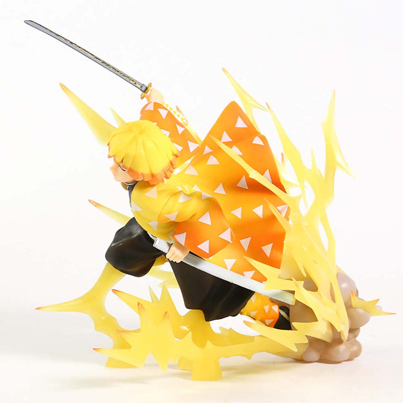 Demon Slayer Agatsuma Zenitsu Breathing Thunder Ver Action Figure 20cm