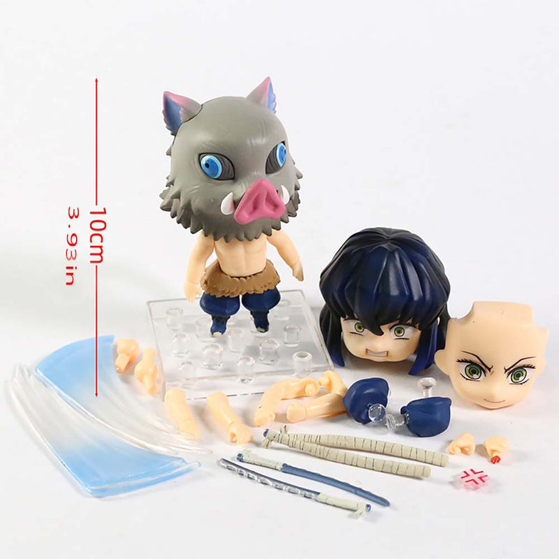 Demon Slayer Hashibira Inosuke 1361 Action Figure Collectible Model Toy 10cm