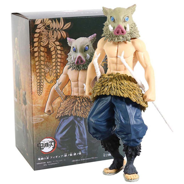 Demon Slayer Hashibira Inosuke Action Figure Model Toy 17cm