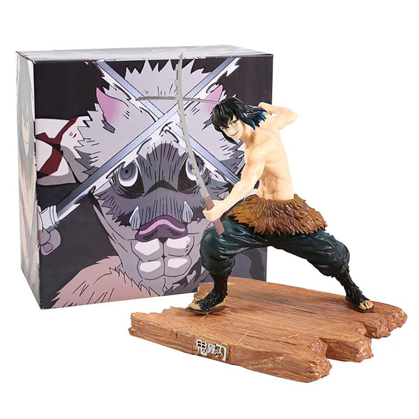 Demon Slayer Hashibira Inosuke Action Figure Model Toy 20cm