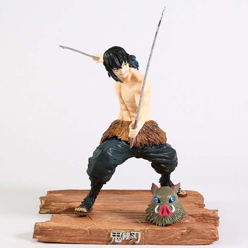 Demon Slayer Hashibira Inosuke Action Figure Model Toy 20cm